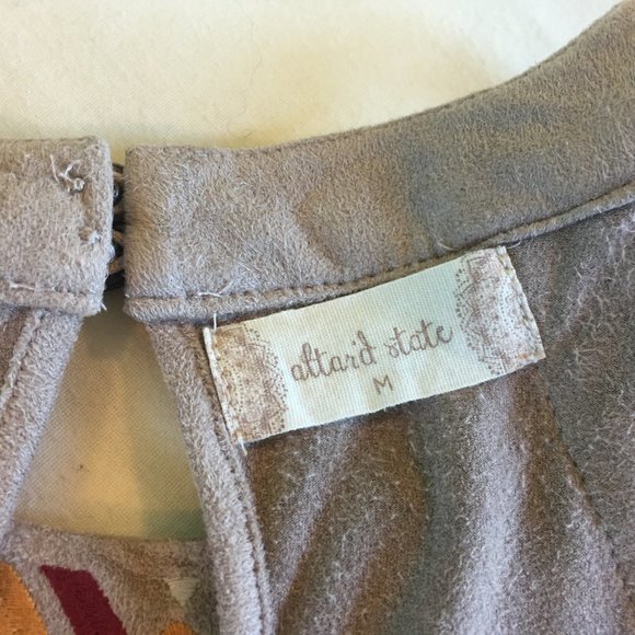 Altar’d State Cleopatra-Style Faux-Suede Top (NEW) - Picture 16 of 16